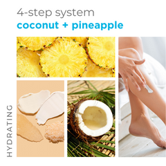 BCL Coconut + Pineapple 4-step Packet Box