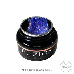 Fuzion FX Textured Chrome Gel 5g - #8