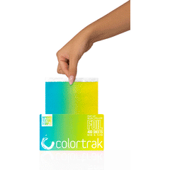 Color Trak Gradient Pop-Up Foil (400pk) - Blue/Yellow