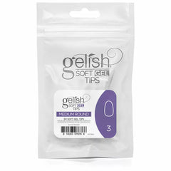 Gelish Soft Gel Tips - Medium Round