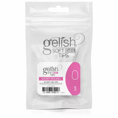 Gelish Soft Gel Tips - Short Round