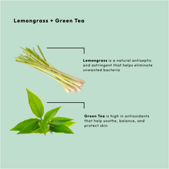 BCL Lemongrass + Green Tea  4-step Packet Box