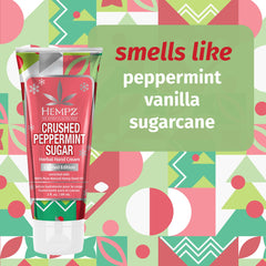 Hempz Crushed Peppermint Sugar Hand Cream 3oz