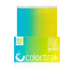 Color Trak Gradient Pop-Up Foil (400pk) - Blue/Yellow