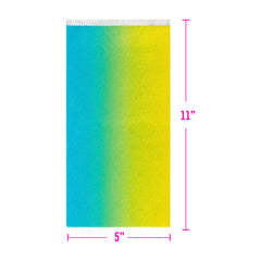 Color Trak Gradient Pop-Up Foil (400pk) - Blue/Yellow