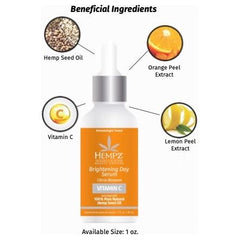 Hempz Brightening Day Serum Citrus Blossom 1oz