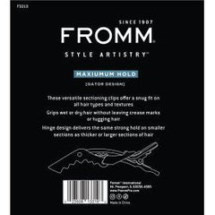 Fromm Maximum Hold Gator Clips 4pk Matte Colors