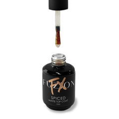 Fuzion FX Matte Flake Top Coat - Spiced 15ml