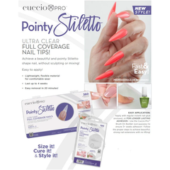 Cuccio Pointy Stiletto Tips 360pk