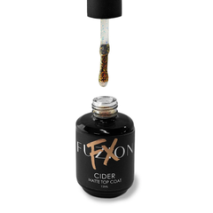 Fuzion FX Matte Flake Top Coat - Cider 15ml