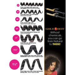 Gold N Hot 1" Spring Curling Iron