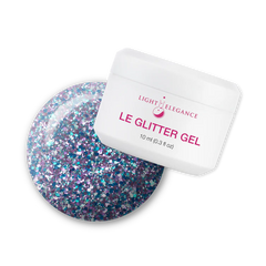 Light Elegance - Bratty Blue Glitter Gel (10ml)