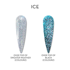 Fuzion FX Flakes Shiny Top Coat - Ice 15ml