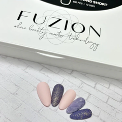 Fuzion Soft Gel Tips 600pk - Almond Short