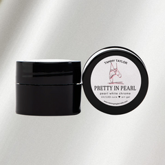 Tammy Taylor - Pretty In Pearl White Chrome Art Gel .25oz