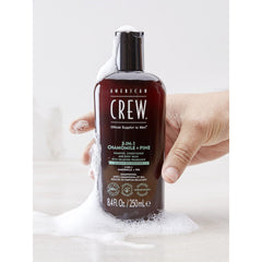 American Crew 3-In-1 Chamomile & Pine Shampoo, Conditioner, Body Wash