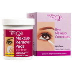 Andrea Eye Q's Oil Free - 65 ct