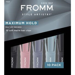 Fromm Maximum Hold Gator Clips 4pk Matte Colors