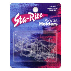 Sta-Rite 4mm Hair Elastics Clear- 25pk