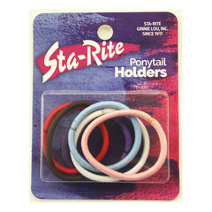 Sta-Rite Metal Free Fat Elastics Ponytail Holders #4300