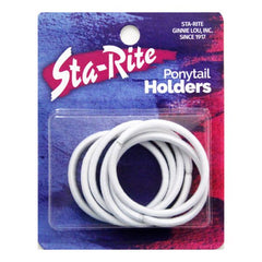 Sta-Rite Metal Free Fat Elastics Ponytail Holders #4300