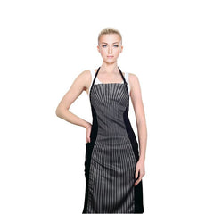 Cricket Gray Pinstripes Slimming Apron