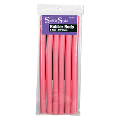 Soft N Style Rubber Rods 5/8" - Pink (SNS-RRPK)