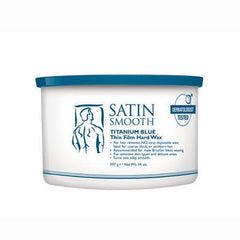 Satin Smooth Titanium Blue Thin Film Hard Wax 14oz