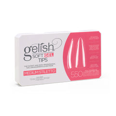 Gelish Soft Gel Tips - Medium Stiletto