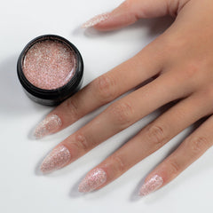 Light Elegance - Nudie Glitter Gel - 17ml