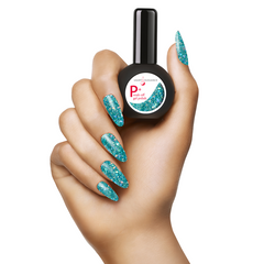 Light Elegance - P+ De-Ja-Blue Glitter Gel Polish (15ml)