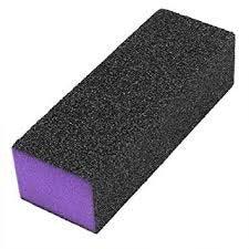 Cuccio 4 Way Buffing Blocks - Black/Purple