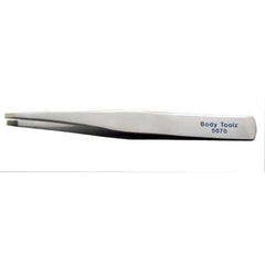 Body Toolz Square Tip Tweezer - Silver BT5070