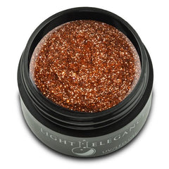 Light Elegance - Cinnamon Glitter Gel 17ml