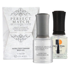 LeChat Perfect Match Duo - Ultra Thin Varnish Base Gel .5oz