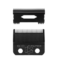 StyleCraft - Fixed Faper / Moving Slim Deep Tooth Clipper Blade Set - Black Diamond