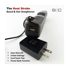 Stylecraft Heat Stroke Cordless Beard Styling Hot Brush